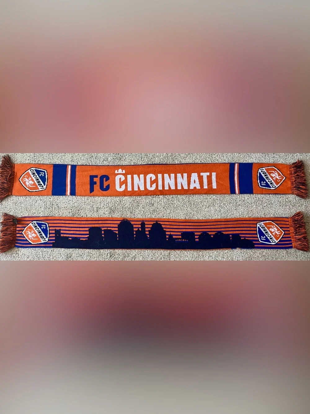 FC Cincinnati Skyline Soccer Scarf